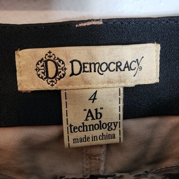 NWT! Democracy Leopard Print Jeans Ab Technology - Picture 4 of 8